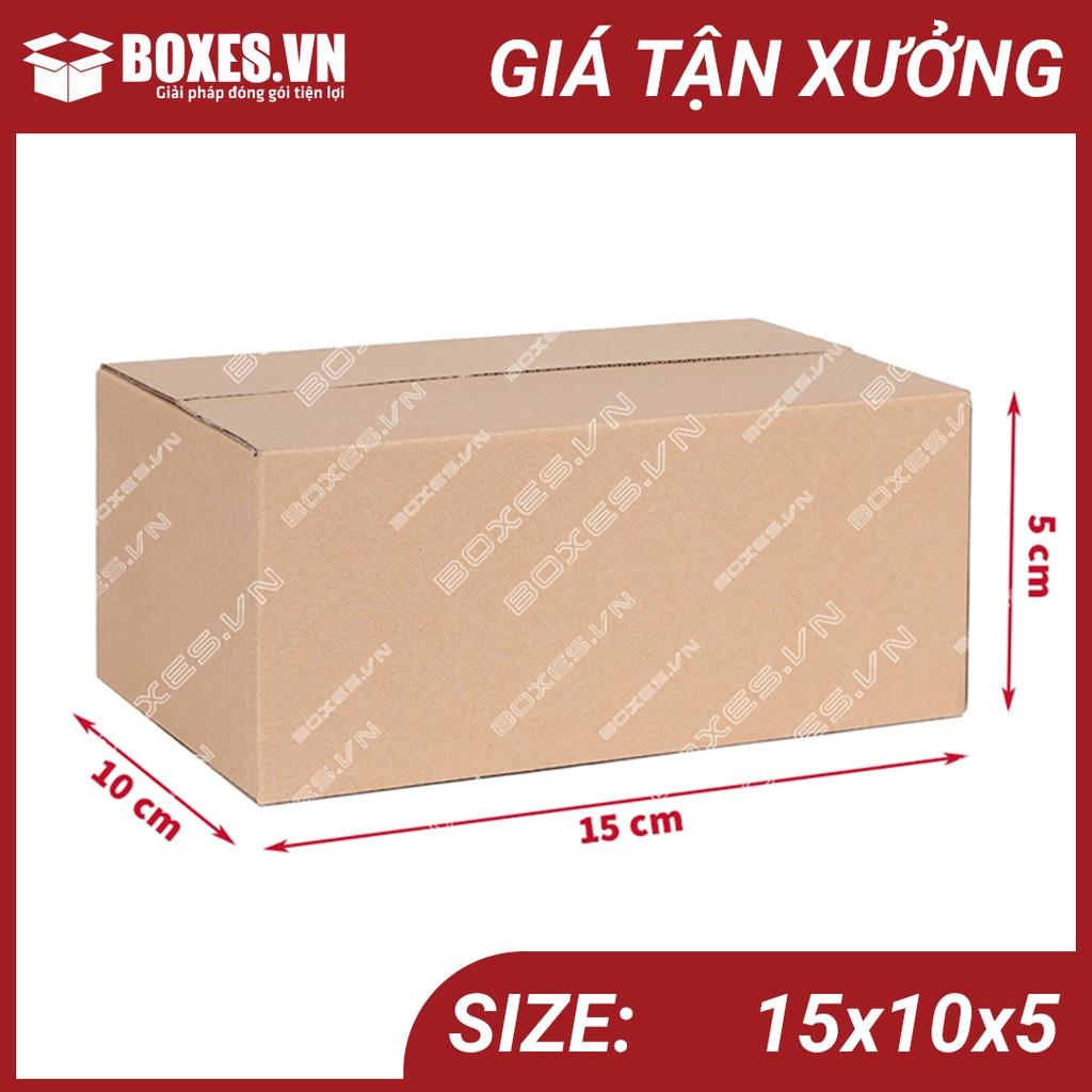 15x10x5 Combo 100 hộp Carton đóng gói hàng giá tại xưởng