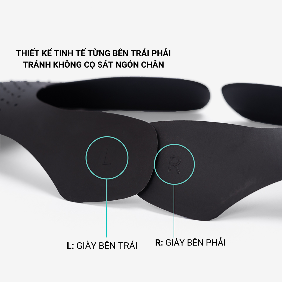 Cặp Lót Bảo Vệ Mũi Giày Shoe Shield MINSU M2313 Độn Chống Nhăn, Giữ Form Dáng Mũi Giày Thể Thao Sneaker