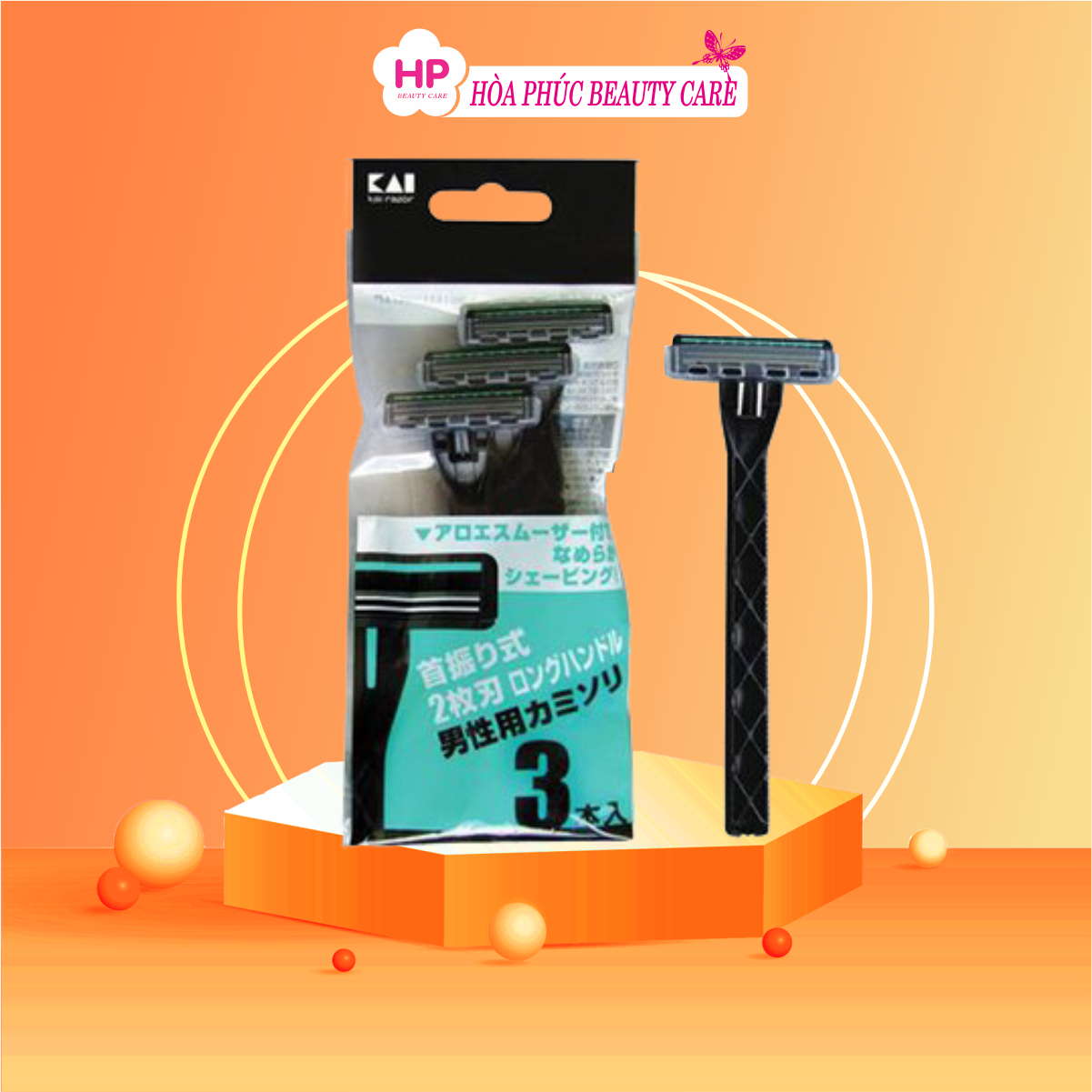 Dao Cạo Râu 2 Lưỡi Kép Kai Razor 00737-GA0023