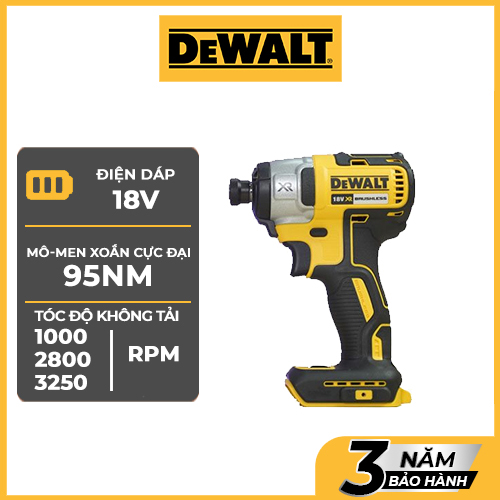 MÁY VẶN VÍT ĐỘNG LỰC PIN DEWALT DCF887N-KR
