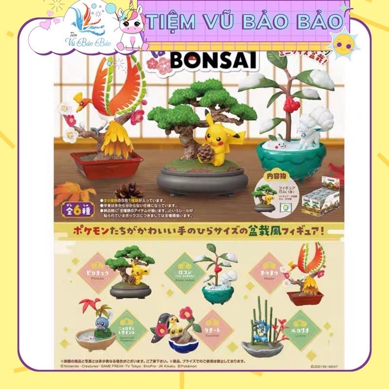 Mô hình Vườn Cây bonsai Pokemon khu vườn trong mơ trong chậu thế hệ 2 đồ chơi búp bê trang trí