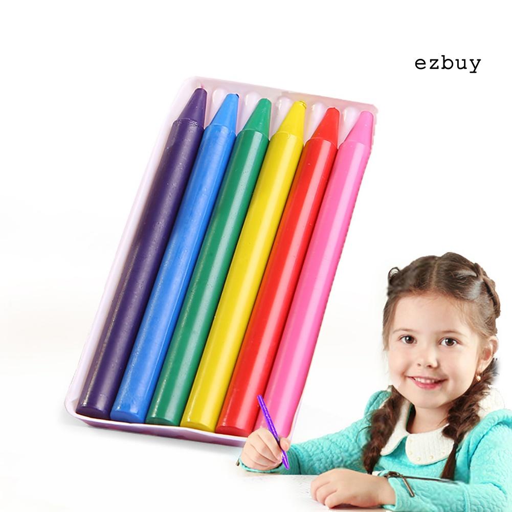 EY-6/12/24 Color Round Crayon Pen Oil Painting Children Students Art Supplies Toy