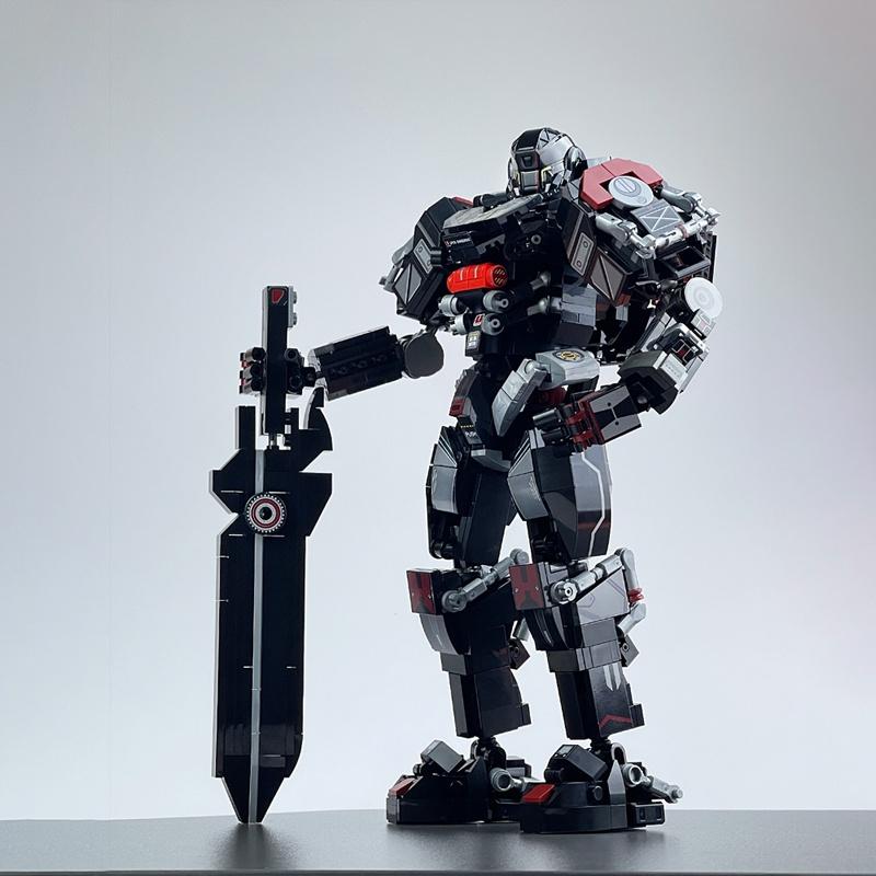 Đồ chơi Lắp ráp Robot Mark MU-2, Sembo Block 109007 Mecha, Xếp hình thông minh, Mô hình Robot người máy
