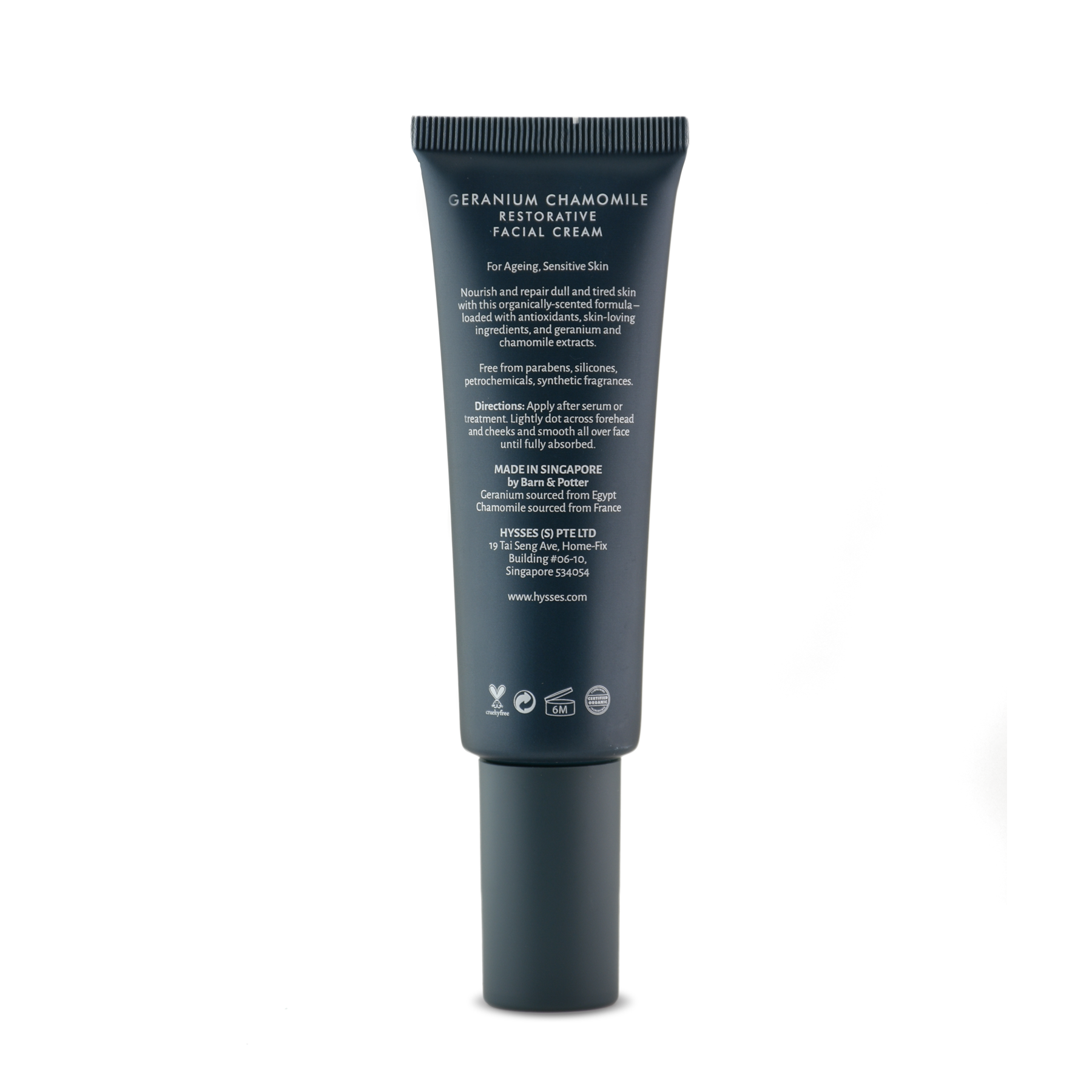 Kem Dưỡng Da Cao Cấp Hysses Restorative Facial Cream Giảm Kích Ứng, Mẩn Đỏ, Chàm, Cấp Ẩm Chuyên Sâu & Tái Tạo Tế Bào Da Với Tinh Dầu Hoa Phong Lữ - Cúc La Mã Hữu Cơ Tự Nhiên