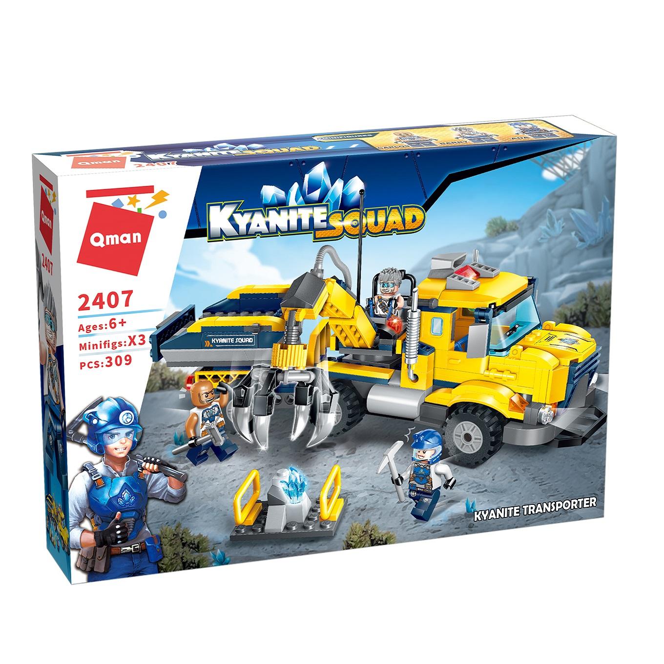 Đồ chơi lắp ráp mô hình Xe vận chuyển đá Kyanite Qman 2407