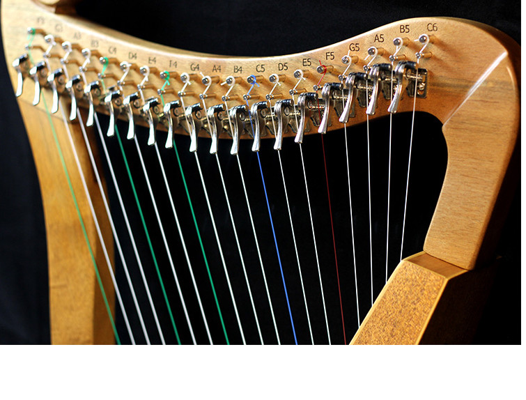 Đàn lyre Harp đàn hạc thủ công 2 khóa Mã KT-1000 Tặng full phụ kiện