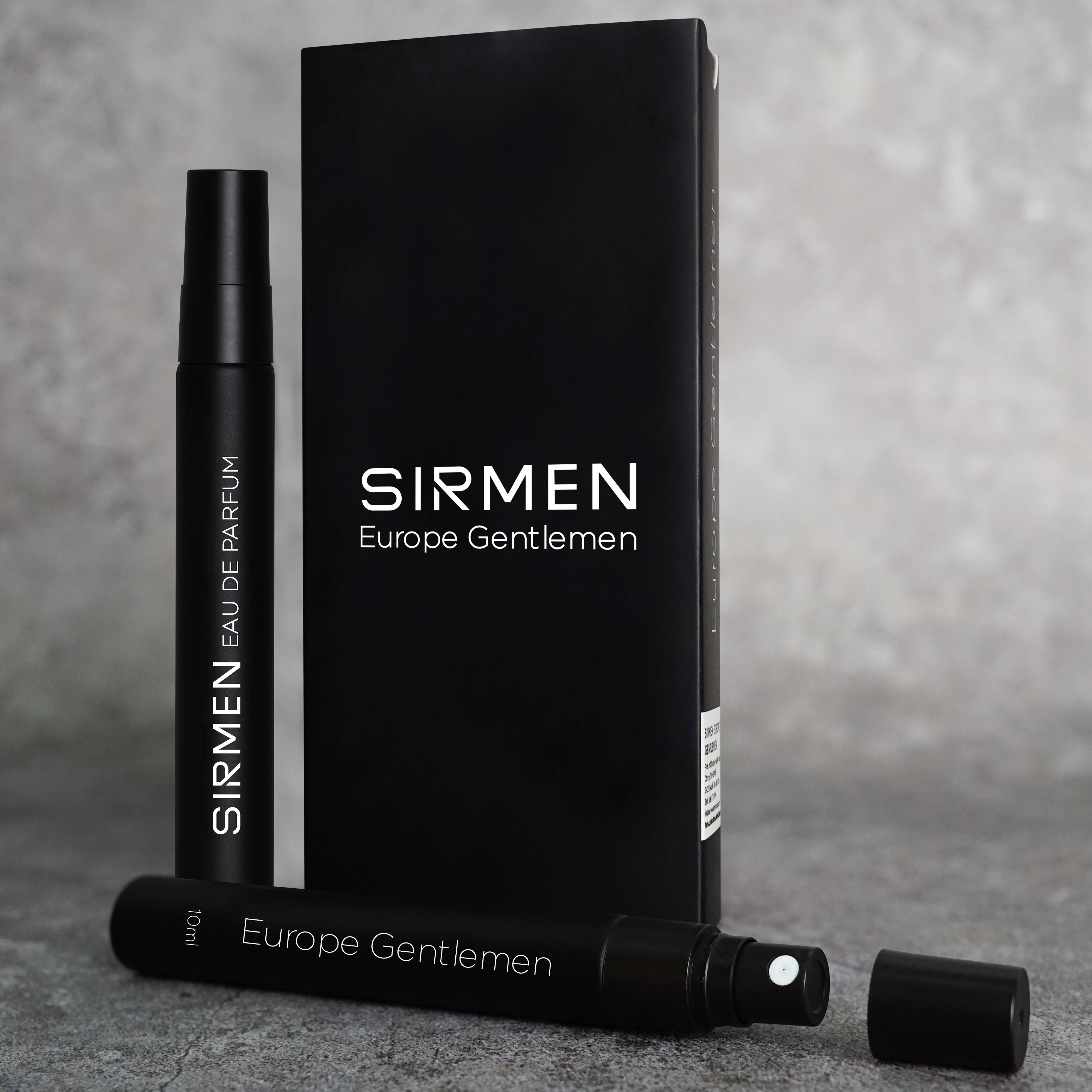 Nước hoa nam SIRMEN Eau de Parfum Châu Âu Europe Gentlemen cao cấp hộp 2 chai mỗi chai 10ml thơm tự nhiên
