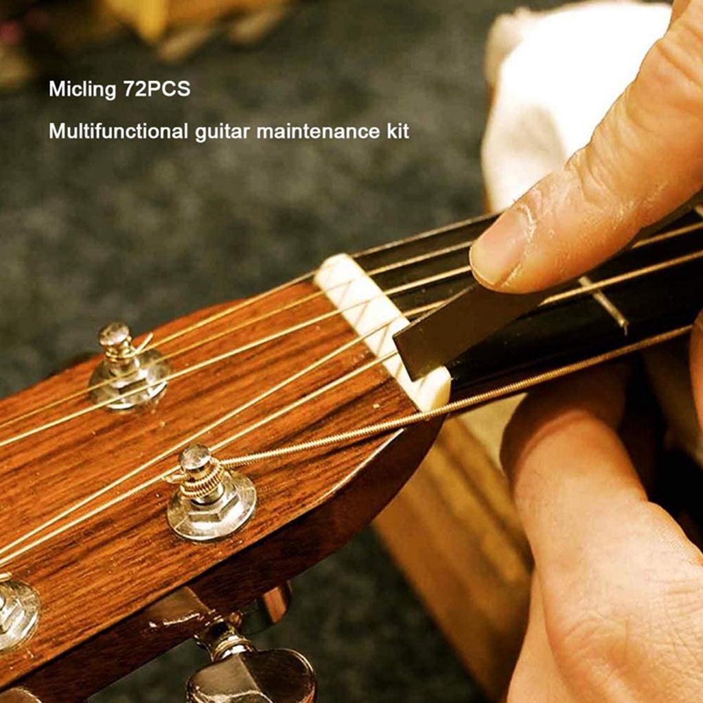 1set Compact Guitar Repair Tools Kit Maintenance Tool Kit Maintenance Set