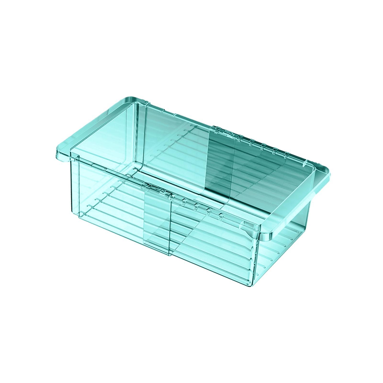 Jewelry Cosmetic Storage Basket Transparent Storage Box Retractable Portable Multipurpose Makeup Organizer Box for Stationery