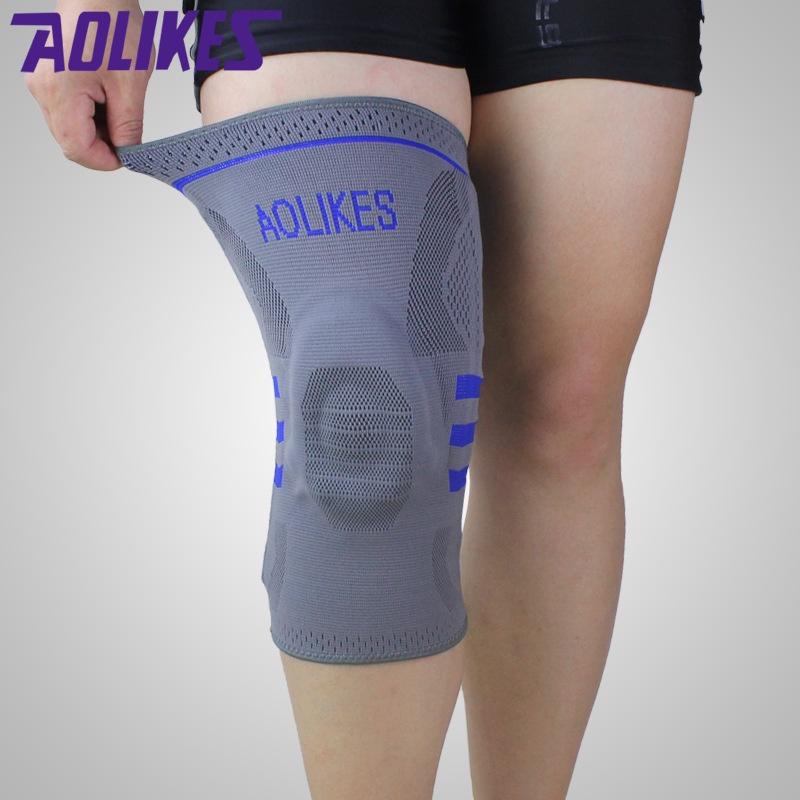 Đai đệm bảo vệ đầu gối có lò xo trợ lực AOLIKES – 611