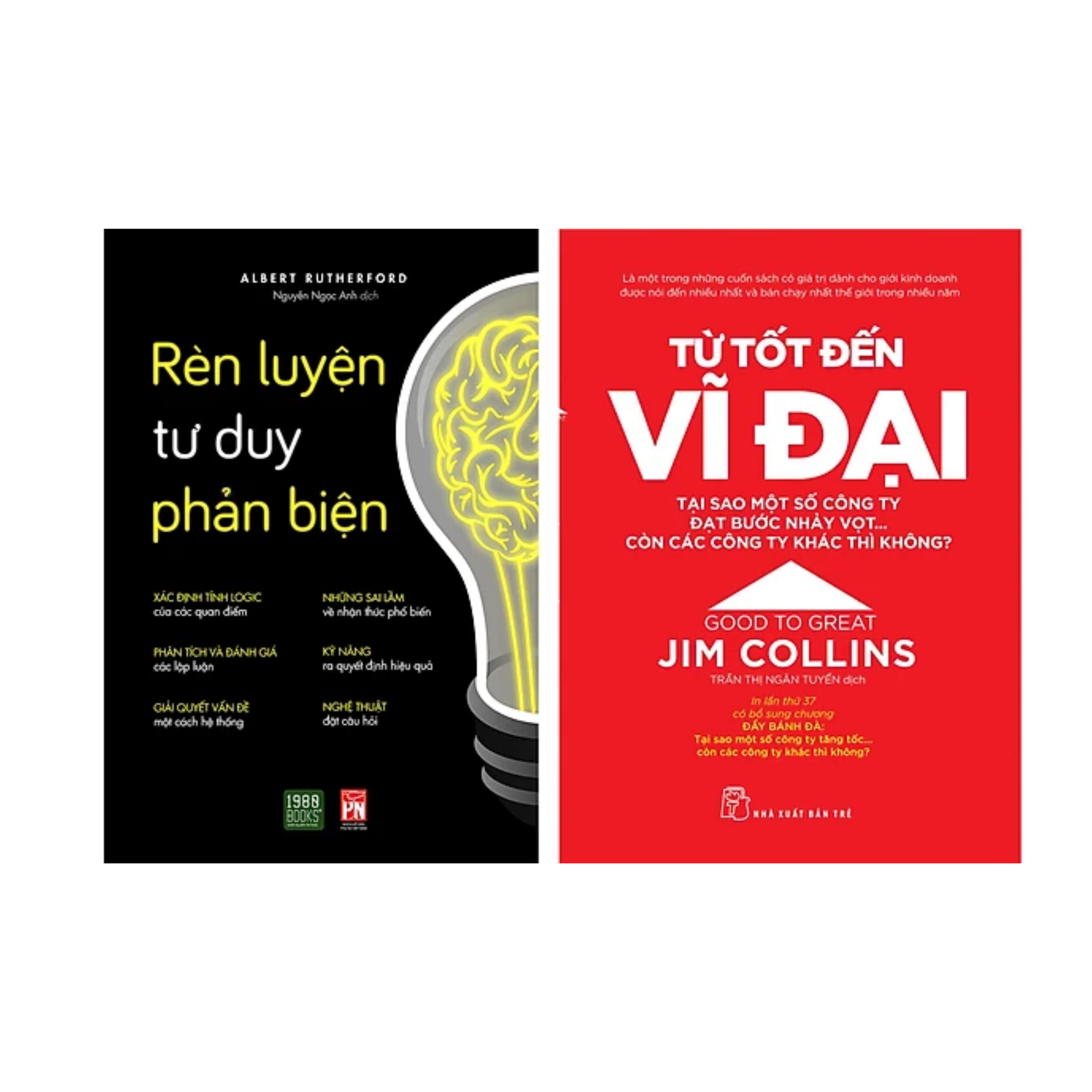 Combo 2Q : Từ Tốt Đến Vĩ Đại  + Rèn Luyện Tư Duy Phản Biện