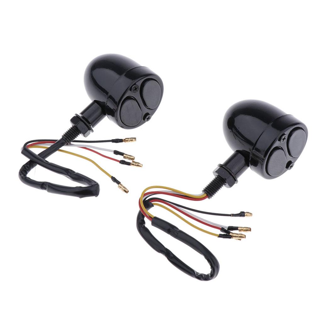 Motorcycle  Turn Signal Amber& Red Blinker Indicator Light for