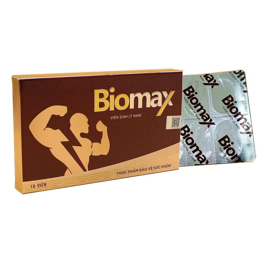 Bộ 3 hộp TPCN Viên sinh lý nam BIOMAX