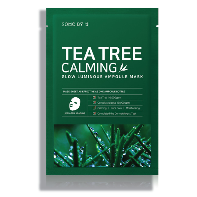 Combo 5 Mặt Nạ Chiết Xuất Tràm Trà Làm Dịu Da, Giảm Mụn Some By Mi Tea Tree Calming Sheet Mask 25g x5