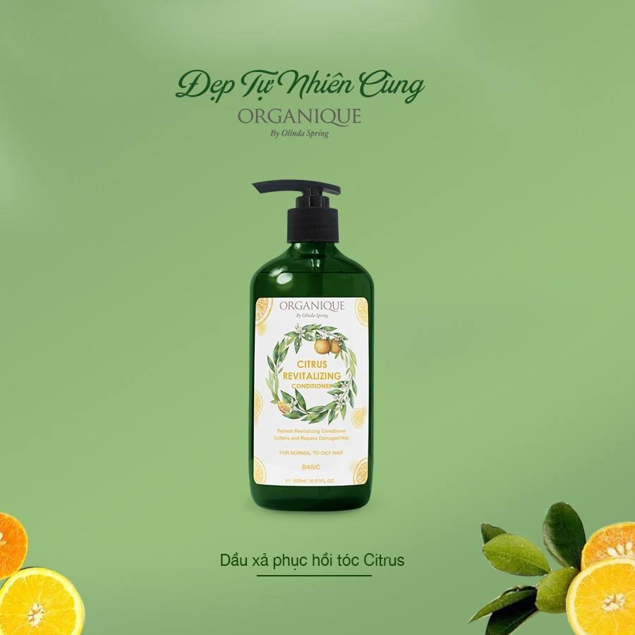 Dầu Xả Organique Phục Hồi Hương Cam Chanh Citrus Revitalizing Conditioner 500ml