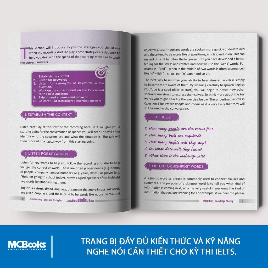 Combo IELTS MIKE - Ielts Listening and Ielts Speaking Dành Cho Người Tự Học - Bản Quyền