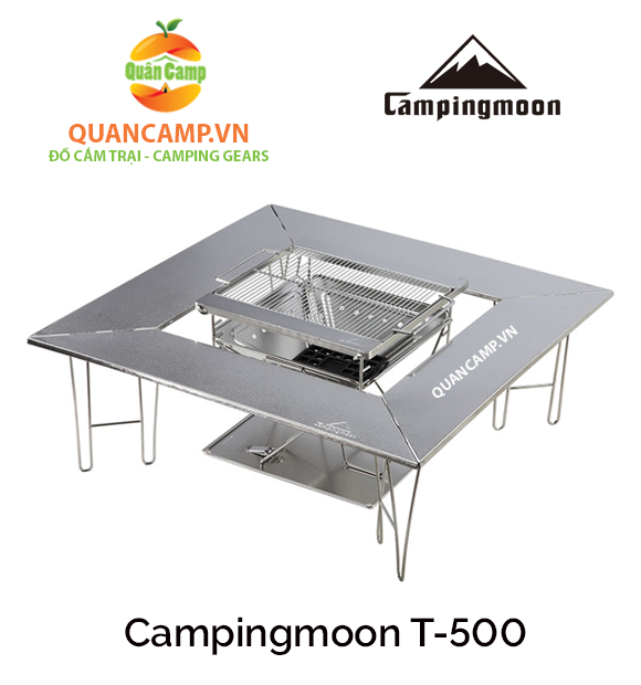 Bàn quây bếp nướng BBQ Campingmoon T-500