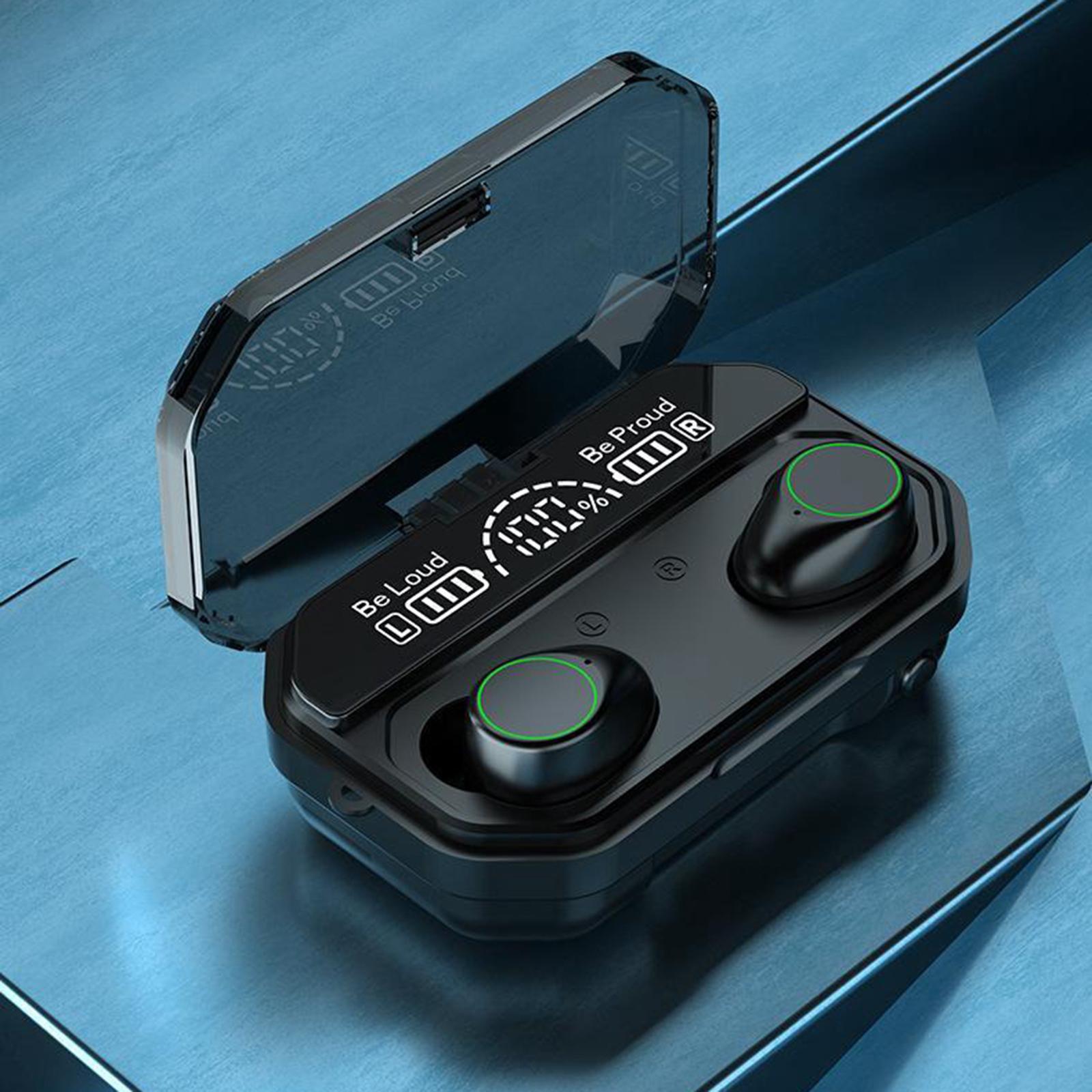 Earbuds Hi-Fi Stereo Headphones True Wireless Earbuds Waterproof Earphones in-Ear Headphones with Mic