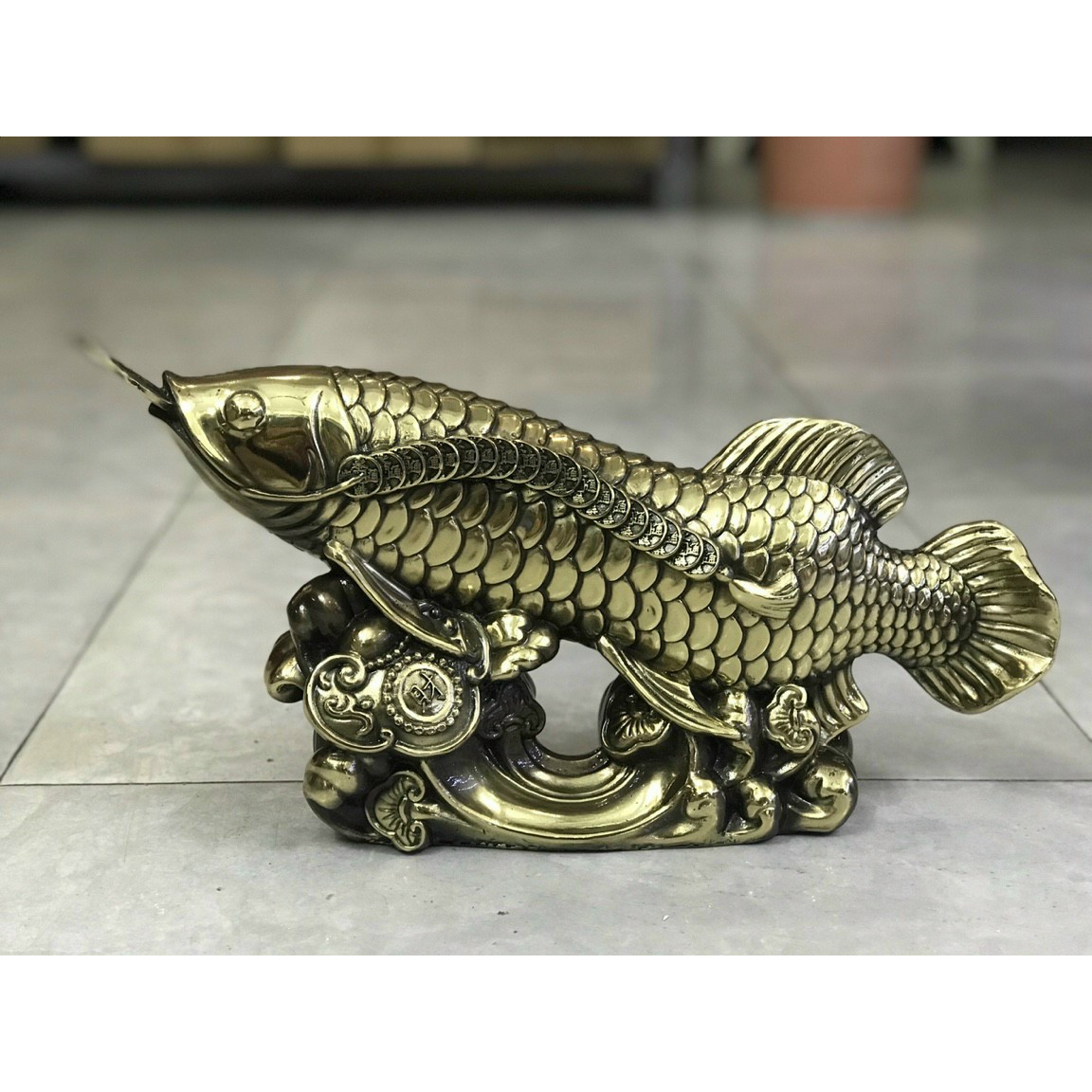 Cá rồng cưỡi mây - Decor trang trí