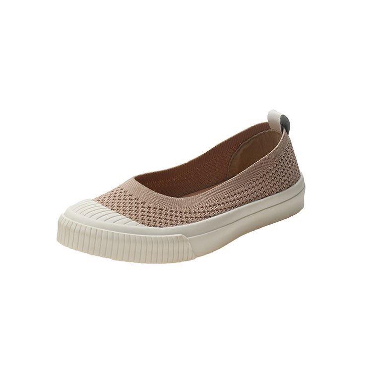 Giày Slip On Nữ Đẹp Ôm Chân Thoáng Khí Siêu Xinh Với 2 Màu : Đen, Nâu Sữa Có Đủ Size Từ 35-40 SHOP HAMI G35