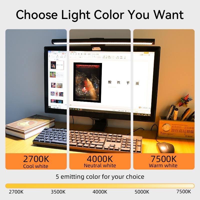 Đèn màn hình 5 màu với đèn nền RGB, đèn máy tính USB