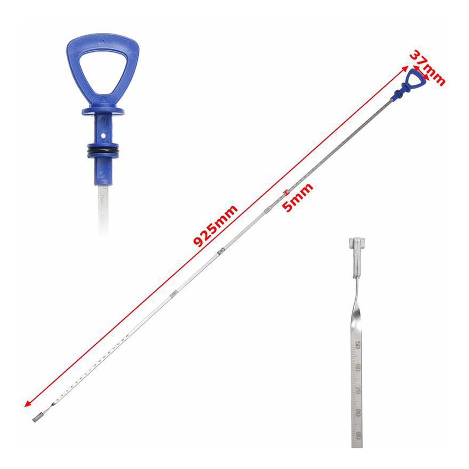 Vehicle Engine Oil Dipstick 120589072100 Accessory Blue Handle Replacement High Precision Durable ,Measure Height of Engine Oil Level