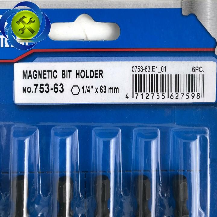 Đầu nối mũi vít Kingtony 753-63 loại 1/4 dài 63mm