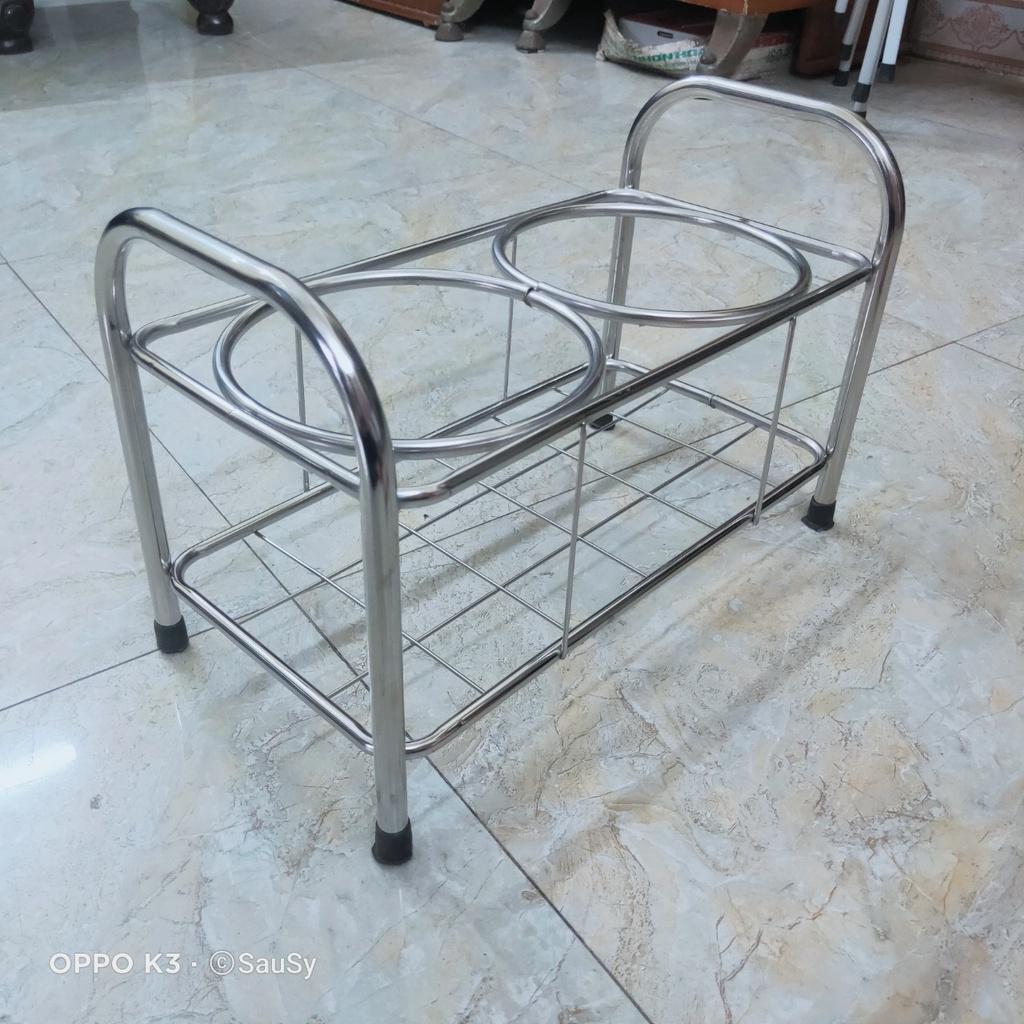 Chân Kệ Inox đặt Phích nước tròn 2 lít