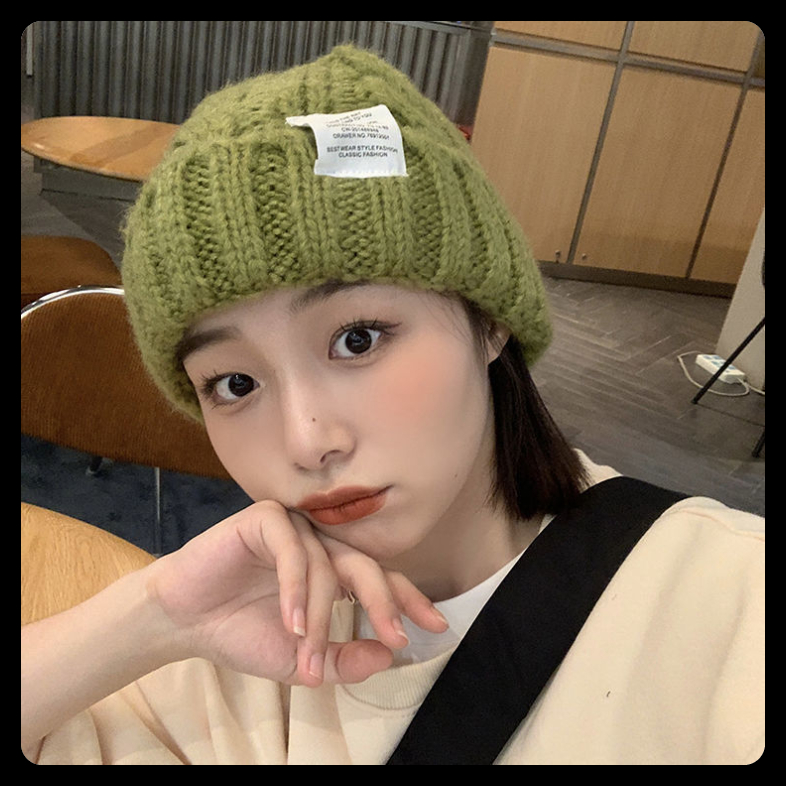 Mũ len nữ kiểu văn thừng Hàn Quốc cá tính đi chơi chụp ảnh chùm tai đẹp, nón beanie thời trang thu đông giá rẻ