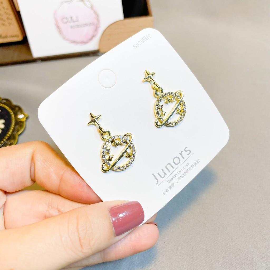 Khuyên tai, Bông tai thời trang nữ hình vũ trụ HT634 - Culi accessories