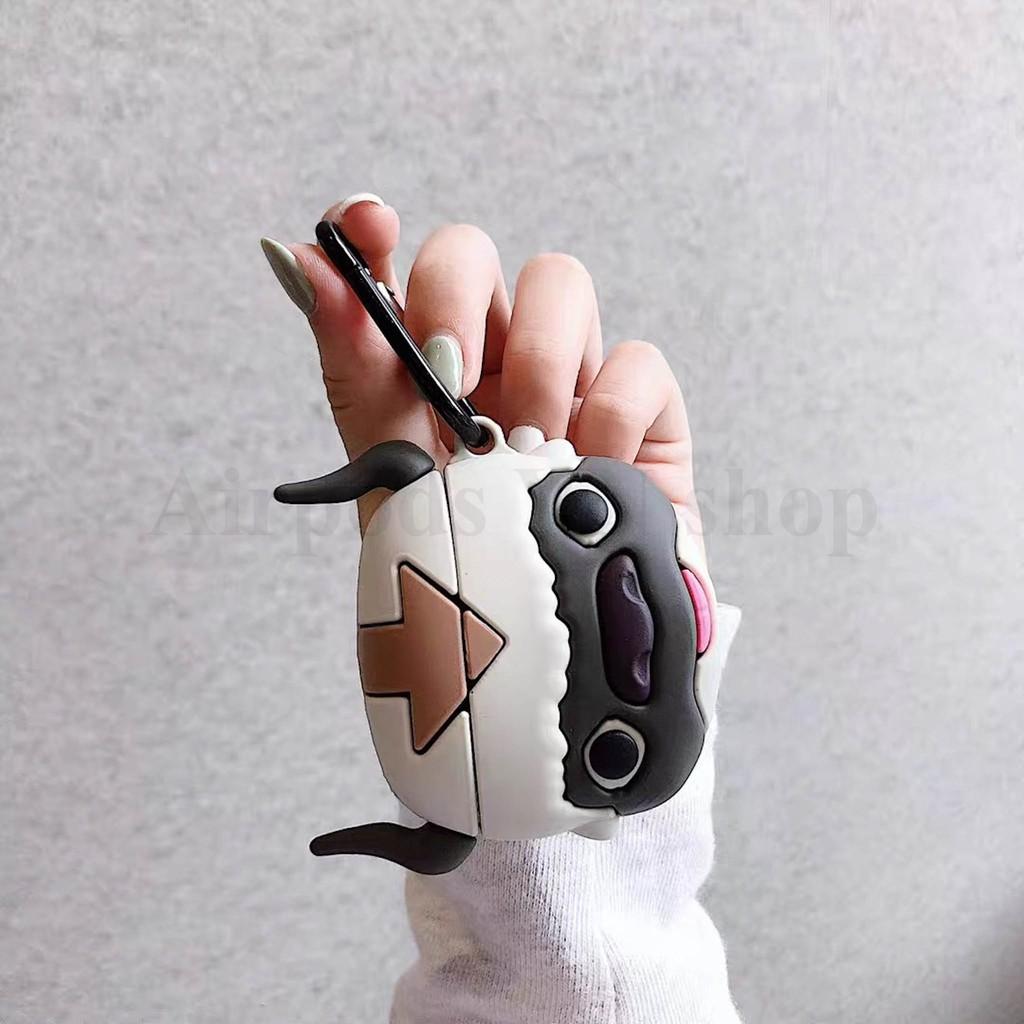 Bao Case Ốp dành cho Airpods Pro trâu siêu ngầu silicon cao cấp