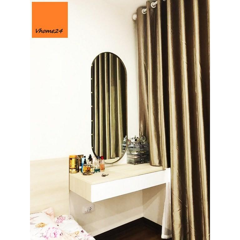 GƯƠNG TREO TƯỜNG DECOR CON NHỘNG VIỀN DA BÒ GTR099MH