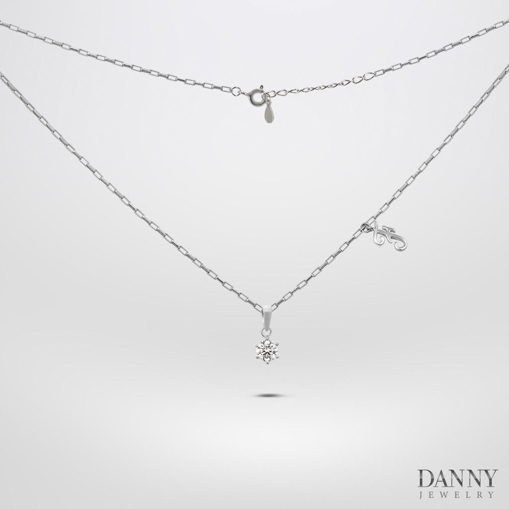Dây Chuyền Có Mặt Danny Jewelry Bạc 925 Xi Rhodium Đá CZ & Phụ Kiện DM055