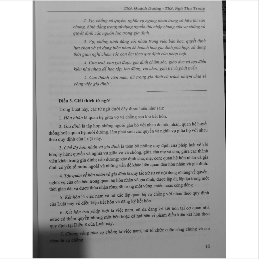 Sách Chỉ Dẫn Áp Dụng Luật Hôn Nhân Và Gia Đình Năm 2014 - ThS. Quách Dương - ThS. Ngô Thu Trang - V1775TP