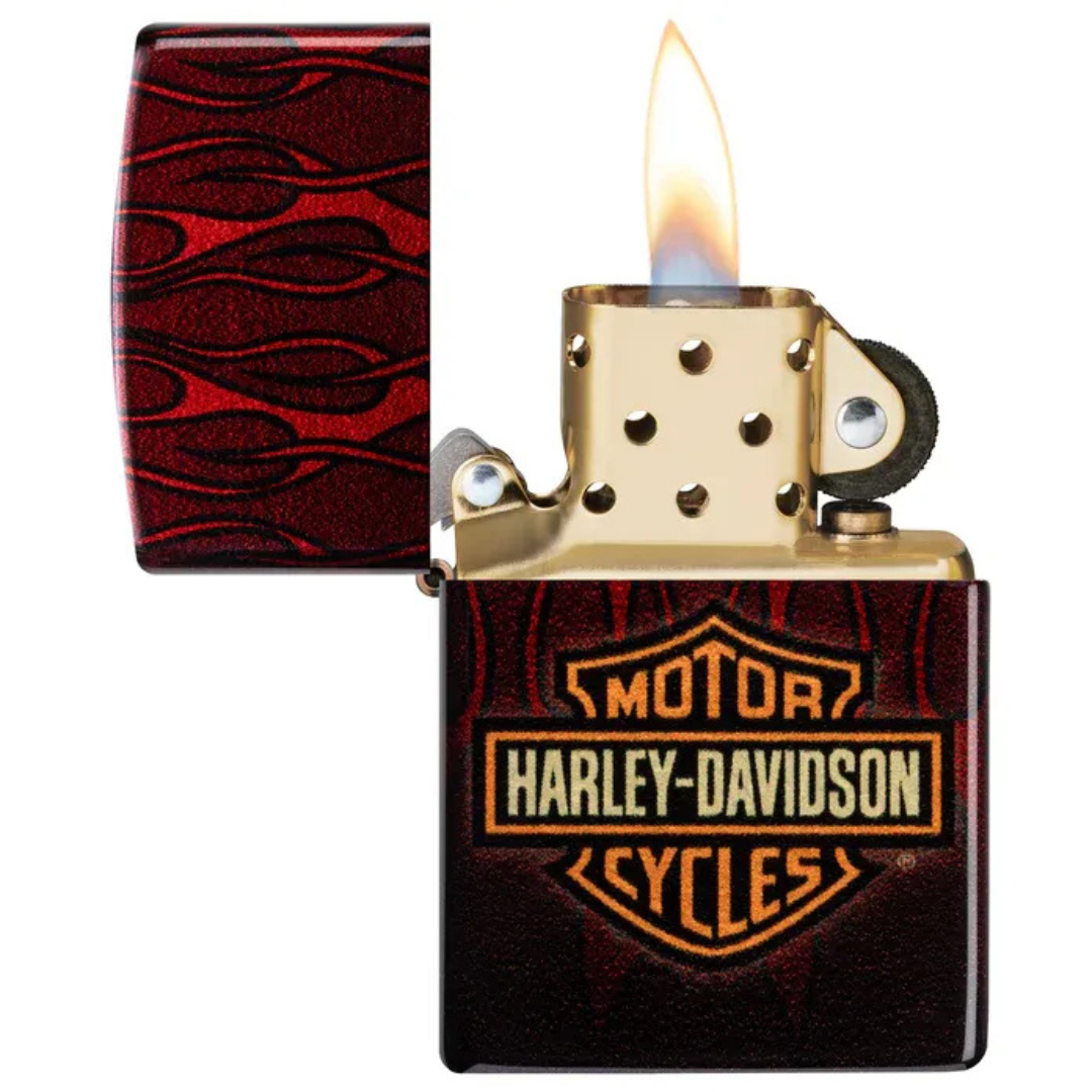 Zippo Harley-Davidson 48994 Ngọn Lửa 540 Fusion - Bật Lửa Zippo Mỹ Cao Cấp Cho Dân Chơi Xe Motor, Bảo Hành Trọn Đời (Fullbox)