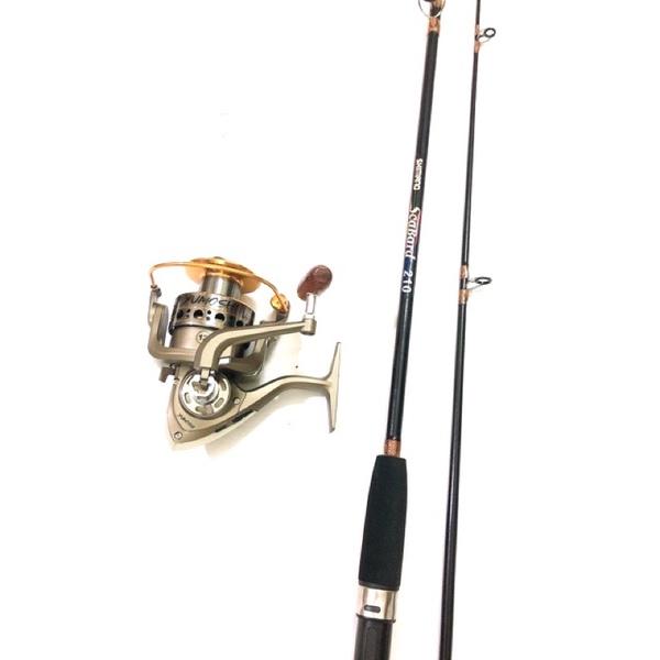 Bộ cần câu 2 khúc đặc cần dài 2m7 + máy LC 7000 hàng loại 1 cần tải cá lên tới 10kg siêu khoẻ