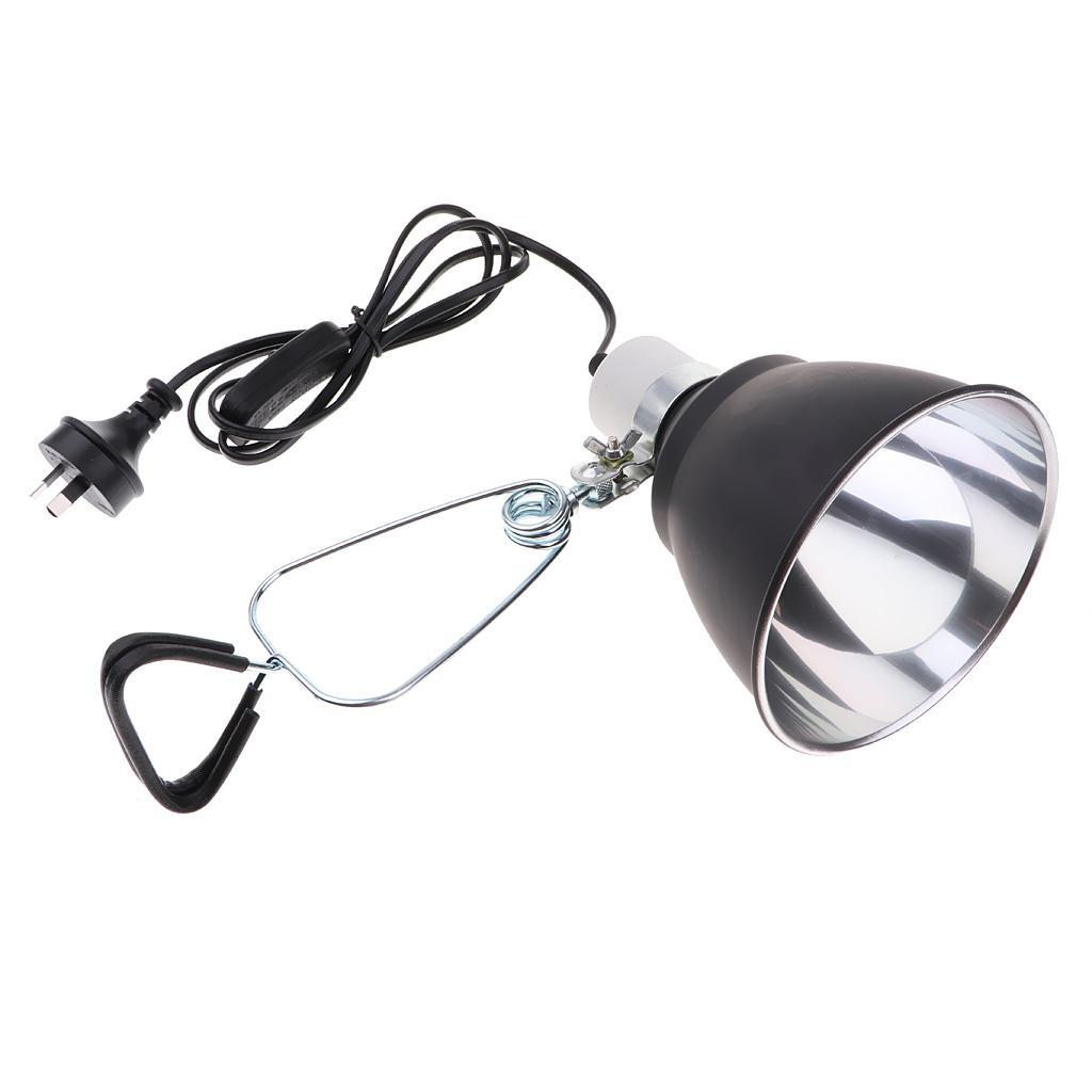 2pcs UVA UVB Light Bulb Reptile Heat Lamp Pet Heating Bulb Holder AU Plug