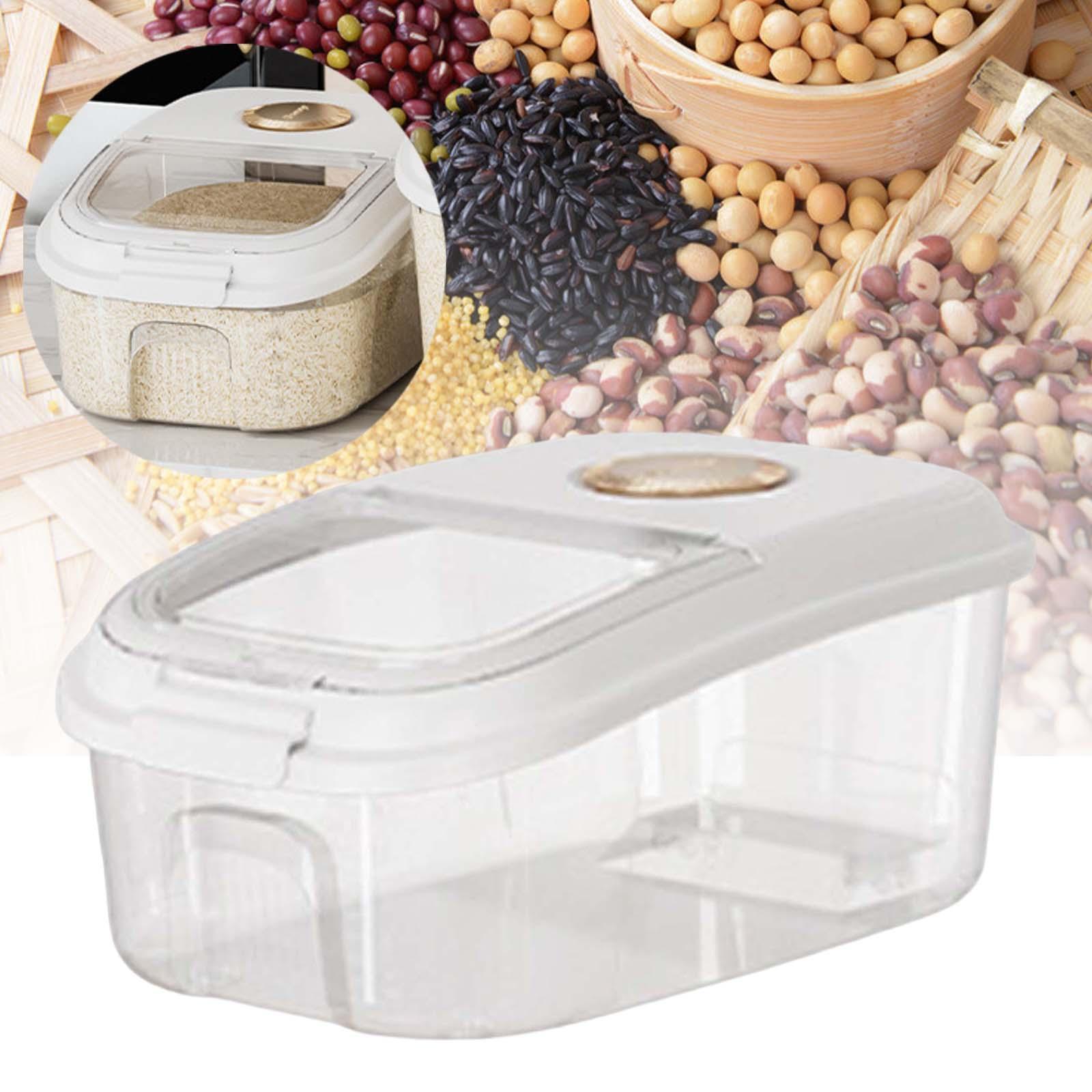 Rice Storage Container Cereal Dispenser Bucket Storage Bin for Cereal Nuts