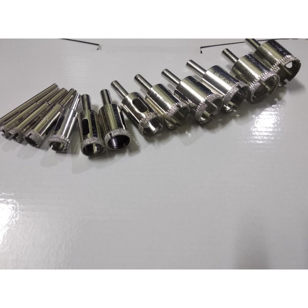 Mũi khoan kính , mũi khoét gạch men, đá hoa cương,từ 6 đến 28