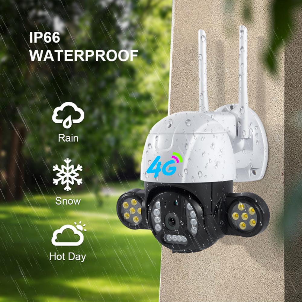 Mới Camera Hai Mắt Toàn Cảnh Không Dây 360 Độ Camera WiFi AI Nhận Dạng Khuôn Mặt Súng Bóng Liên Kết Camera Màu Sắc: Wifi