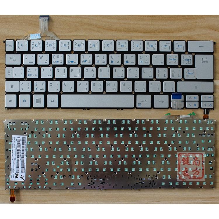 Bàn phím máy tính xách tay có đèn nền dành cho Acer Aspire S7-391 S7-392 MS2364