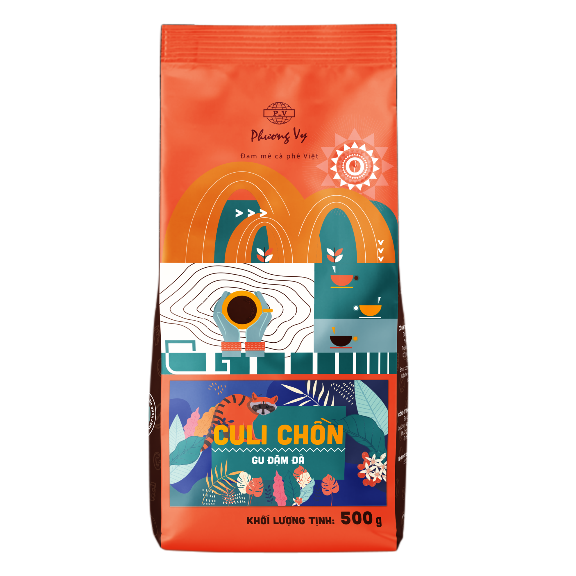 Cà Phê Gu Truyền Thống - Culi Chồn - 500g - Phương Vy Coffee