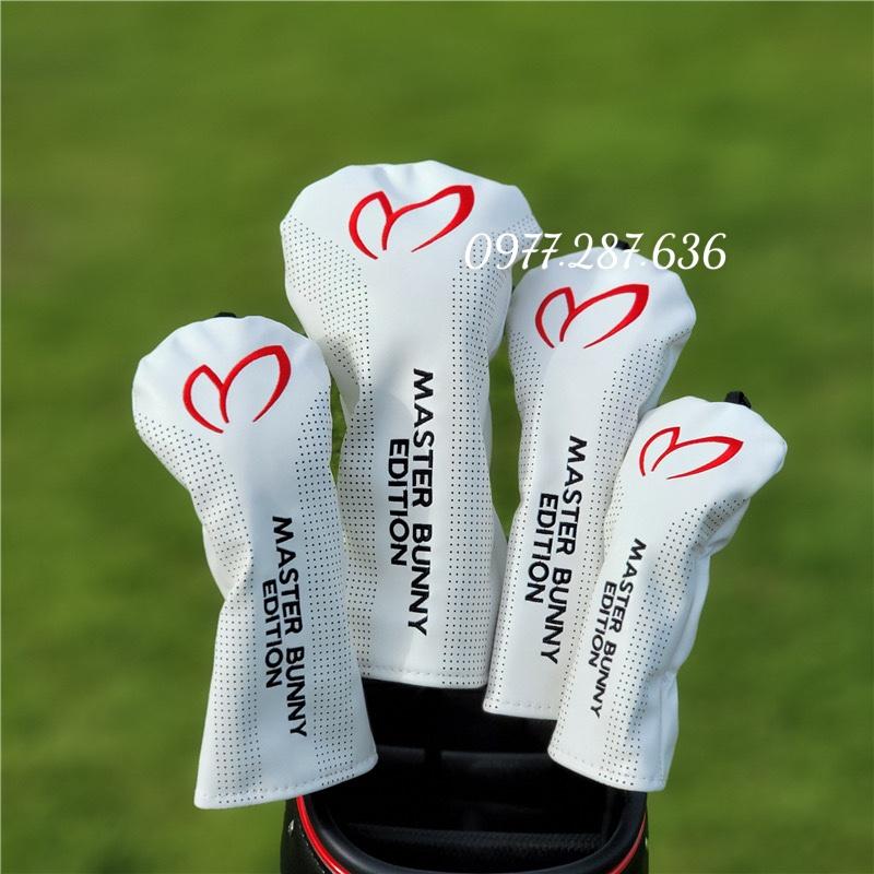 Bọc đầu gậy golf cover gậy gỗ 3 5 driver da PU cao cấp chống va đập BD008