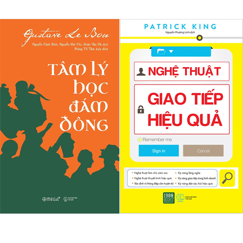 Combo 2 Cuốn Sách:  Nghệ Thuật Giao Tiếp Hiệu Quả + Tâm Lý Học Đám Đông