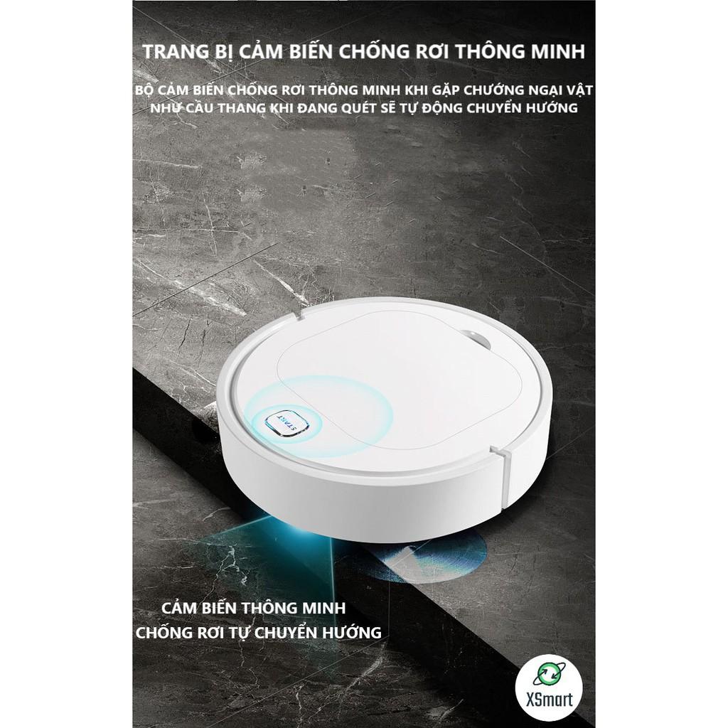 Robot Hút Bụi Thông Minh Thế Hệ Mới ES32 Pro 2020 Siêu Mạnh Mẽ Tích Hợp Cảm Ứng Chạm, Kiêm Lau Nhà Bản Nâng Cấp Động