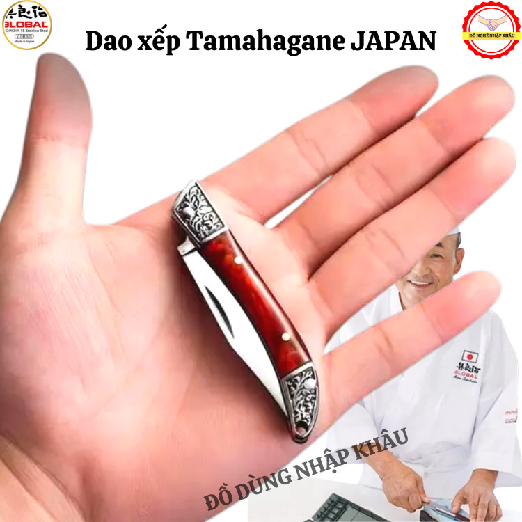 Dao xếp móc khóa Japan dao bỏ túi đa năng dao gọt trái cây, rọc giấy cắt tỉa cành cây