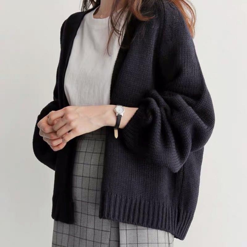Áo khoác cardigan len dày cho nữ
