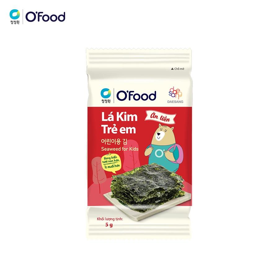 Lá kim ăn liền O'food dành riêng cho trẻ em lốc 3 gói