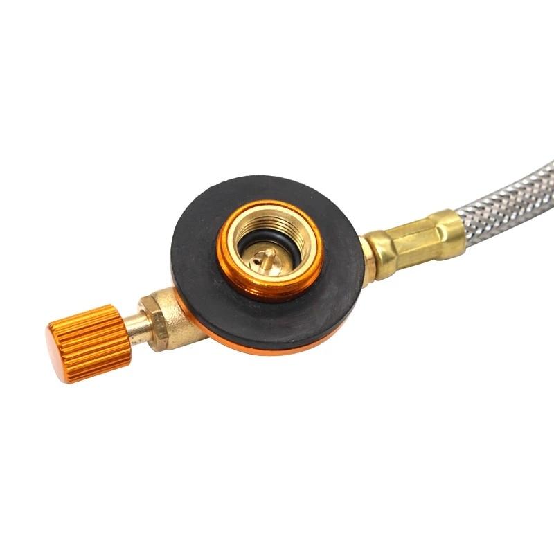 Outdoor Camping Stove Gas Stove Valve Connecting Pipe Set Hiking Portable Valve Connecting Pipe Safe and Easy To Control