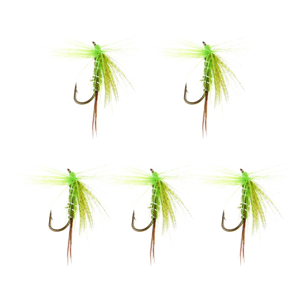 5Pcs Wet Flies Fishing Tackle Artificial Insect Fly Fishing Lures Bait Flies